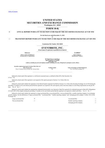 Thumbnail Eventbrite 10-K Annual Report 2023