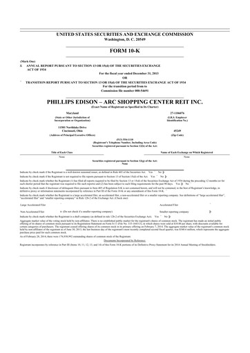 Thumbnail Phillips Edison & Company 10-K Annual Report 2013