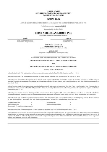 Thumbnail Loop Industries
 10-K Annual Report 2013