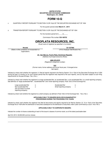 Thumbnail American Battery Technology Company 10-Q Quarterly Report FY2014 
