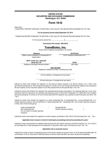 Thumbnail SOBR Safe 10-Q Quarterly Report FY2014 