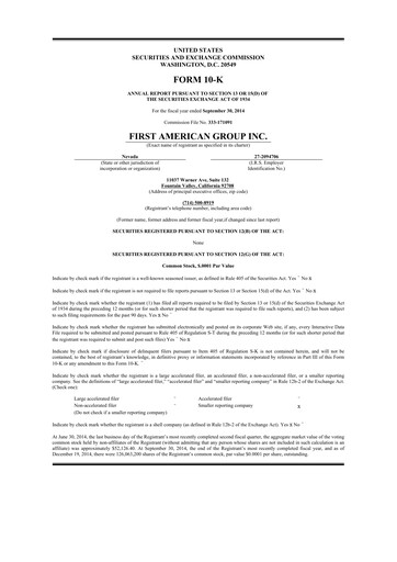 Thumbnail Loop Industries
 10-K Annual Report 2014