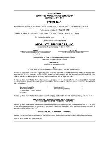 Thumbnail American Battery Technology Company 10-Q Quarterly Report FY2015 