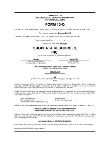 Thumbnail American Battery Technology Company 10-Q Quarterly Report FY2016 