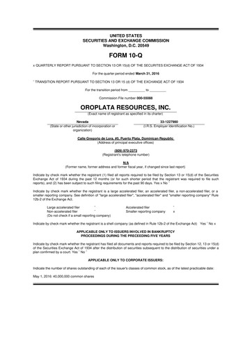 Thumbnail American Battery Technology Company 10-Q Quarterly Report FY2016 