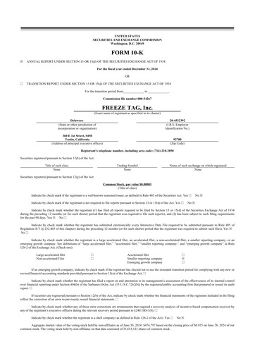 Vorschaubild Freeze Tag 10-K Jahresbericht 2024