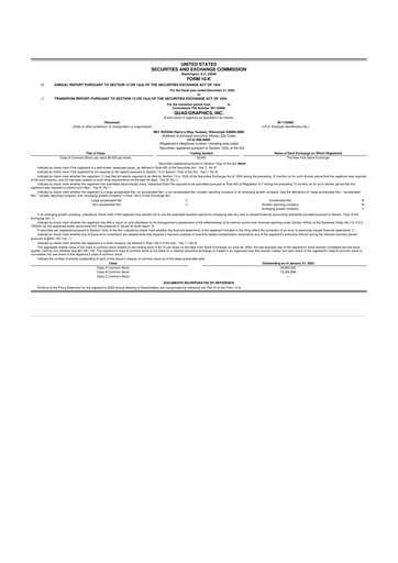 Vorschaubild Quad 10-K Jahresbericht 2022