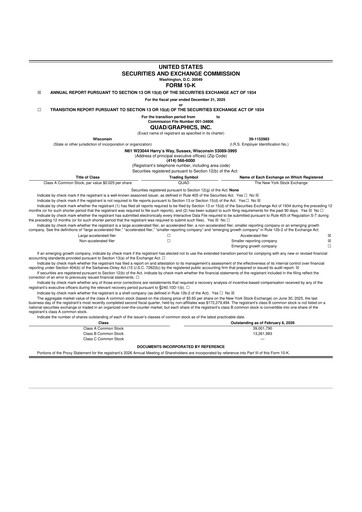 Vorschaubild Quad 10-K Jahresbericht 2025