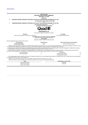 Thumbnail Quad 10-Q Quarterly Report FY2026 