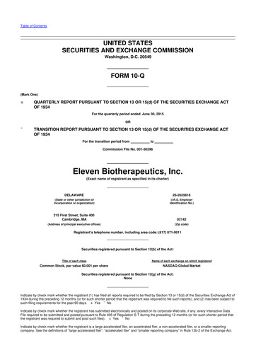 Miniature Carisma Therapeutics 10-Q Rapport trimestriel  