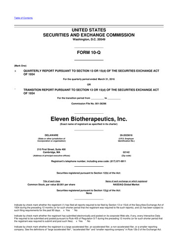 Miniature Carisma Therapeutics 10-Q Rapport trimestriel  