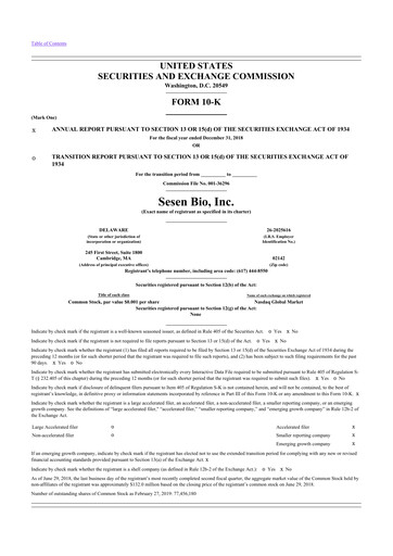 Vorschaubild Carisma Therapeutics 10-K Jahresbericht 2018