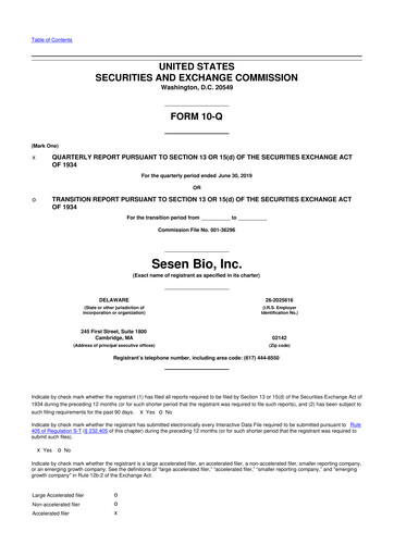 Miniature Carisma Therapeutics 10-Q Rapport trimestriel  