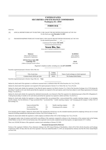 Vorschaubild Carisma Therapeutics 10-K Jahresbericht 2019