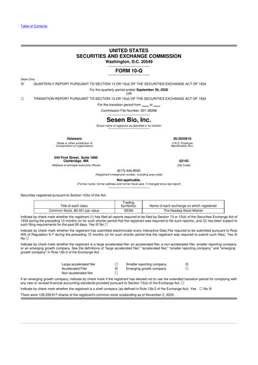 Miniature Carisma Therapeutics 10-Q Rapport trimestriel  