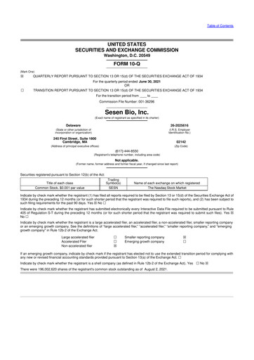 Miniature Carisma Therapeutics 10-Q Rapport trimestriel  