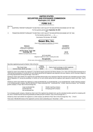 Miniature Carisma Therapeutics 10-Q Rapport trimestriel  