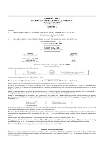 Vorschaubild Carisma Therapeutics 10-K Jahresbericht 2021