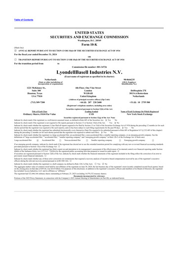 Thumbnail LyondellBasell 10-K Annual Report 2024