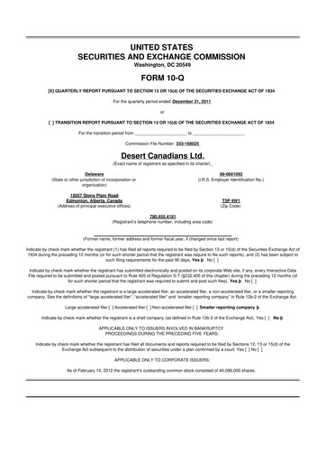 Thumbnail eXp World Holdings
 10-Q Quarterly Report FY2012 