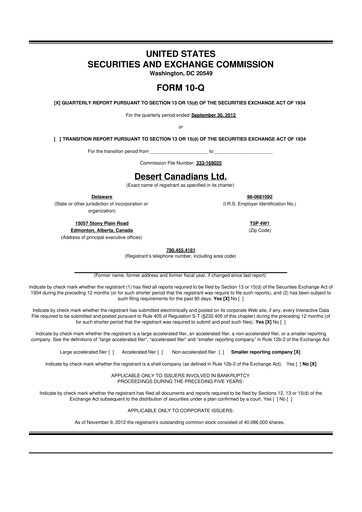 Thumbnail eXp World Holdings
 10-Q Quarterly Report FY2013 