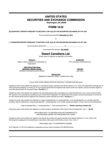 Thumbnail eXp World Holdings
 10-Q Quarterly Report FY2013 