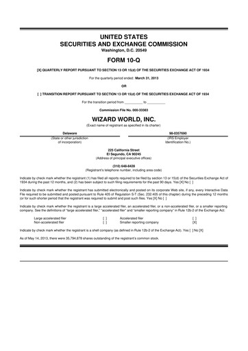 Thumbnail Prairie Operating 10-Q Quarterly Report FY2013 