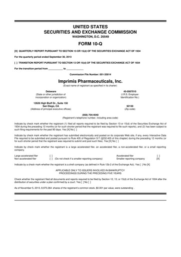 Thumbnail Harrow, Inc. 10-Q Quarterly Report FY2013 
