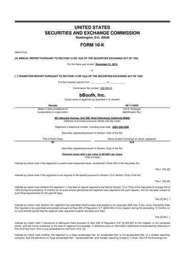 Thumbnail TON Strategy Co. 10-K Annual Report 2015