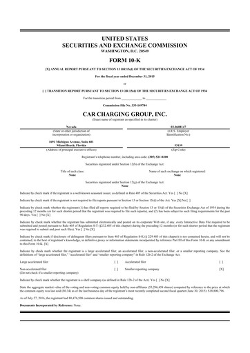 Vorschaubild Blink Charging
 10-K Jahresbericht 2015