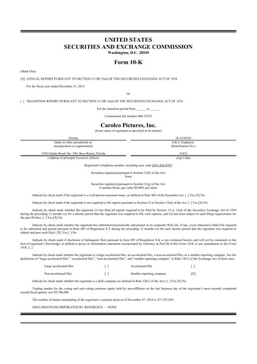 Vorschaubild fuboTV 10-K Jahresbericht 2015