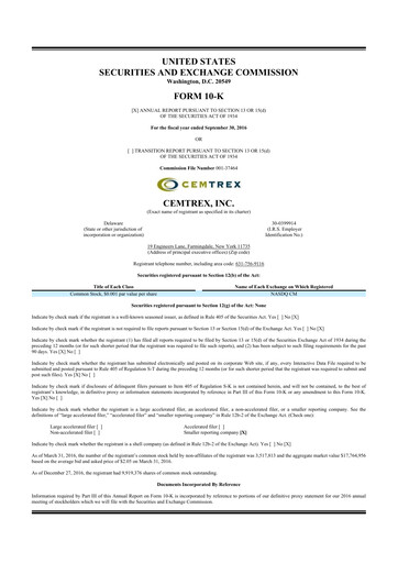 Thumbnail Cemtrex 10-K Annual Report 2016