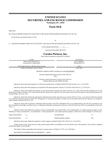 Vorschaubild fuboTV 10-K Jahresbericht 2016