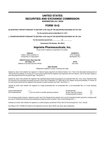 Thumbnail Harrow, Inc. 10-Q Quarterly Report FY2017 
