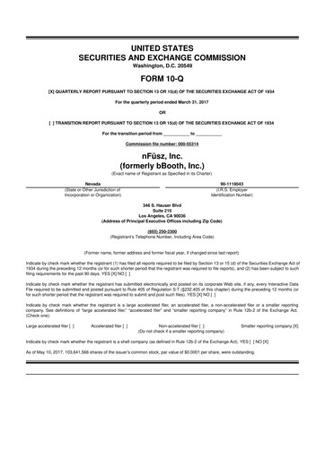 Vorschaubild TON Strategy Co. 10-Q Quartalsbericht 2017 