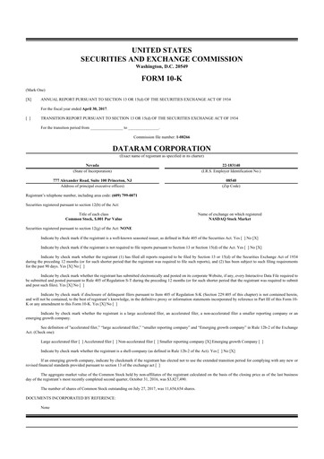 Thumbnail U.S. Gold Corp 10-K Annual Report 2017