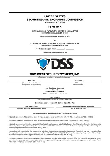 Vorschaubild DSS, Inc. (Document Security Systems) 10-K Jahresbericht 2017