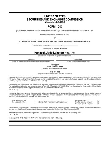 Miniature enVVeno Medical Corporation 10-Q Rapport trimestriel 2018 