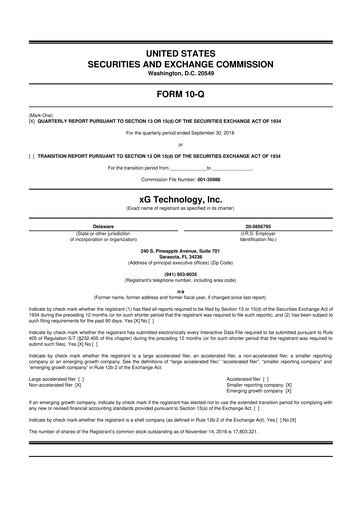 Vorschaubild Vislink Technologies
 10-Q Quartalsbericht 2018 