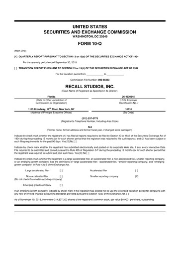 Thumbnail fuboTV 10-Q Quarterly Report FY2018 