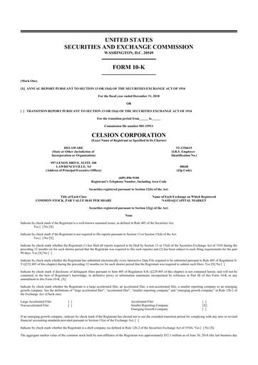 Vorschaubild Imunon 10-K Jahresbericht 2018