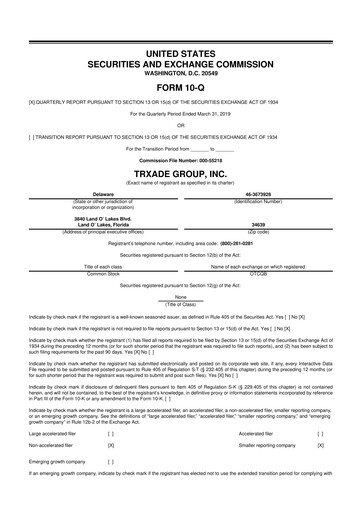 Thumbnail Scienture Holdings 10-Q Quarterly Report FY2019 