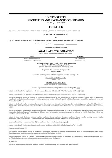 Thumbnail Agape ATP 10-K Annual Report 2019