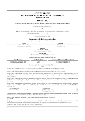 Thumbnail enVVeno Medical Corporation 10-K Annual Report 2019