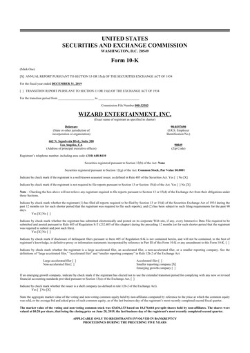 Thumbnail Prairie Operating 10-K Annual Report 2019