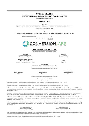 Thumbnail LifeMD 10-K Annual Report 2019