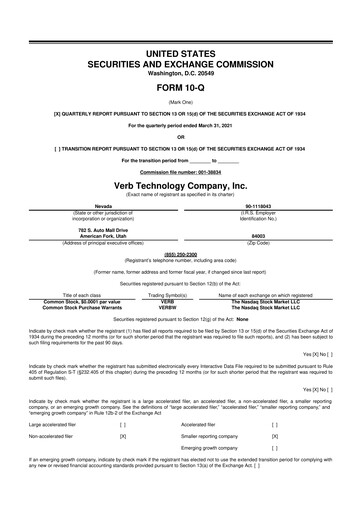 Vorschaubild TON Strategy Co. 10-Q Quartalsbericht 2021 