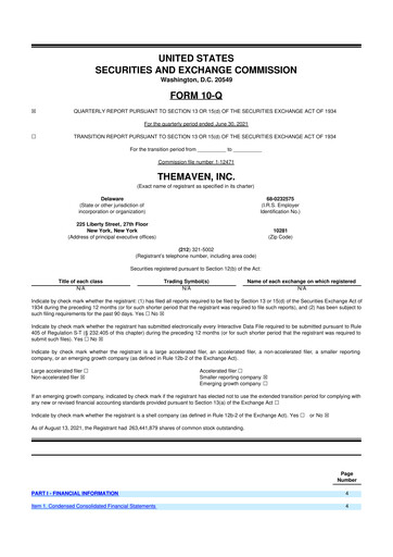 Thumbnail The Arena Group 10-Q Quarterly Report FY2021 