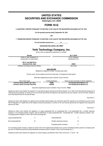 Vorschaubild TON Strategy Co. 10-Q Quartalsbericht 2021 