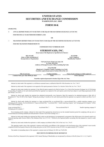 Thumbnail Stereotaxis 10-K Annual Report 2021